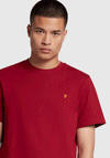 Farah Danny T-Shirt, Warm Red