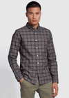 Farah Fraser Check Shirt, Charcoal