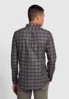 Farah Fraser Check Shirt, Charcoal