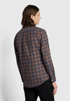 Farah Fraser Check Shirt, Sailor Blue