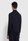 Farah Redchurch Quarter Zip Sweater, True Navy