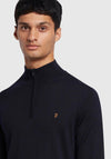 Farah Redchurch Quarter Zip Sweater, True Navy