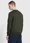 Farah Tim Crew Neck Sweatshirt, Evergreen