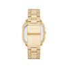 Fossil Men's Inscription Square Watch, Gold & Black