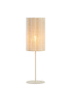 Light & Living Fringe Table Lamp, Cream