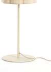 Light & Living Fringe Table Lamp, Cream