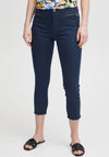 Fransa Max Tessa Skinny Crop Trouser, Navy