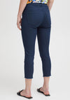 Fransa Max Tessa Skinny Crop Trouser, Navy