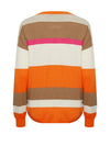 Fransa Bold Stripe Fine Knit Sweater, Multi