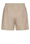 Freequent Lava Linen Shorts, Sand Melange