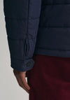 Gant Channel Quilted Jacket, Evening Blue