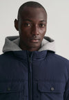 Gant Channel Quilted Jacket, Evening Blue