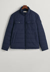 Gant Channel Quilted Jacket, Evening Blue