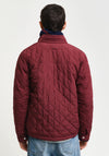 Gant Diamond Quilted Jacket, Wine Red