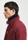 Gant Diamond Quilted Jacket, Wine Red