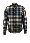 Gant Flannel Plaid Shirt, Brown Multi