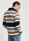 Gant Multistripe Heavy Rugger Polo Shirt, Cumin Beige