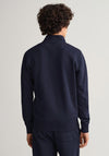 Gant Original Full Zip Sweatshirt, Evening Blue