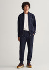 Gant Original Full Zip Sweatshirt, Evening Blue