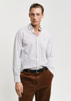 Gant Poplin Stripe Shirt, White