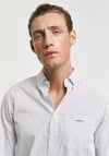 Gant Poplin Stripe Shirt, White