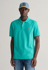 Gant Shield Pique Polo Shirt, Green