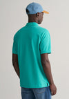 Gant Shield Pique Polo Shirt, Green