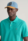 Gant Shield Pique Polo Shirt, Green