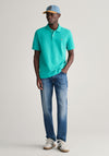 Gant Shield Pique Polo Shirt, Green