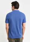 Gant Shield Pique Polo Shirt, Vintage Blue