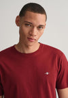 Gant Shield Crew Neck T-Shirt, Plumped Red