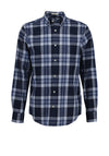 Gant Tartan Check Shirt, Evening Blue