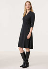 Gerry Weber Knitted A-Line Knee Length Dress, Black