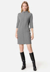 Gerry Weber Houndstooth Mini Dress, Black and White