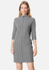 Gerry Weber Houndstooth Mini Dress, Black and White