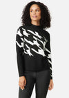 Gerry Weber Printed Jumper, Black