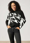 Gerry Weber Printed Jumper, Black