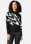 Gerry Weber Printed Jumper, Black