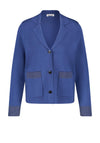 Gerry Weber Collared Button Up Cardigan, Blue