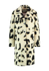 Gerry Weber Wool Blend Leopard Coat, Beige