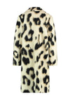 Gerry Weber Wool Blend Leopard Coat, Beige