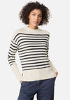 Gerry Weber Striped Jumper, Beige and Black