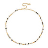 ChloBo Aura Strengthening Black Rutilated Quartz Necklace, Gold