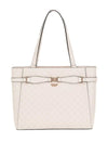 Guess Arlena 4G Peony Logo Large Tote Bag, Taupe