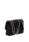 Guess Giully Chenille Mini Shoulder Bag, Black