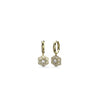 Guess La Fleur Crystal Earrings, Gold