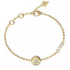 Guess Matelassé Coin Bracelet, Gold