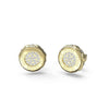 Guess Round Crystal Stud Earrings, Gold