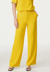 Gerry Weber Pleat Front Straight Leg Trousers, Yellow