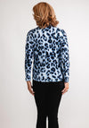 Gerry Weber Leopard Print Long Sleeve Shirt, Blue